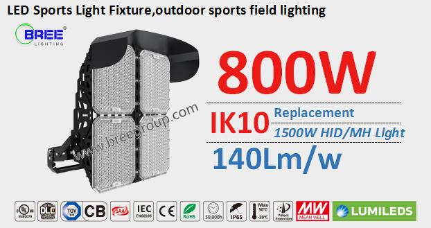 800W G2 series outdoor sports field lighting